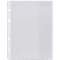 Koszulki groszkowe z klapką na dokumenty A5 25 sztuk OF-52-01 BIURFOL