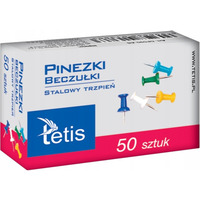 Pinezki beczuki kolor (50szt) GP100-AB TETIS