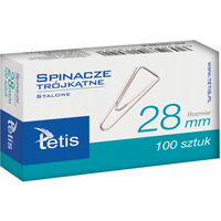 Spinacz trjktny 28mm (100szt.) GS180-B TETIS