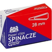 Spinacz T-28 mm GRAND trjktny 10op x 100sztuk 110-1386