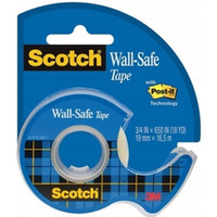 Tama klejca Wall-Safe bezpieczna dla  cian, podajnik, 19mmx16, 5m SCOTCH 3M-UU009254309