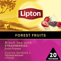 Herbata LIPTON PIRAMID (20 torebek) czarna z aromatem Owoce Lene FOREST FRUIT 34g