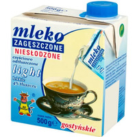 Mleko GOSTY zagszczone niesodzone LIGHT 500g