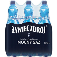 Woda rdlana YWIEC ZDRJ 1.5L (6szt) mocno gazowana