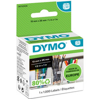 Etykiety DYMO podwjna 12x24/2 biaa rnego przeznaczenia S0722530