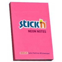 Bloczek STICK`N 76x51mm 100k ciemnorowy neon 21161