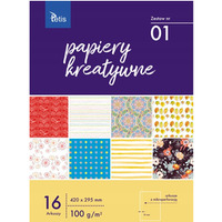 Zeszyt papierw kreatywnych A3 16k 100g KB031-01 TETIS