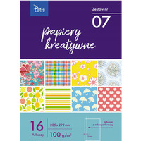 Zeszyt papierw kreatywnych A4 16k 100g KB030-07 TETIS