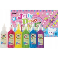 Farby JELLY DECO 6kol 22ml AMOS JD22P6 170-2108