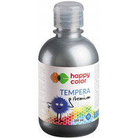 Farba TEMPERA Premium 300ml srebrny HAPPY COLOR 3310 0300-81