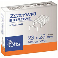 Zszywki biurowe hd 23/23 1000szt. GZ103-A TETIS