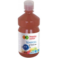 Farba TEMPERA Premium 500ml ciemnobrzowa HAPPY COLOR HA 3310 500-75