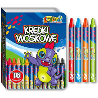 Kredki woskowe 16 kolorw w etui DINO TT8246 PENMATE