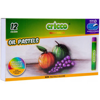 Kredki CRICCO pastele olejowe 12kolorw CR481K12/A/B