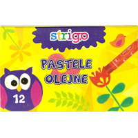 Pastele olejne 12 kolorw STRIGO SSC027