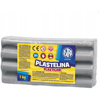 Plastelina Astra 1 kg popielata 303111023 ASTRA