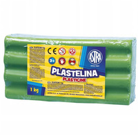 Plastelina Astra 1 kg zielona jasna 303111016 ASTRA