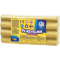 Plastelina Astra 1 kg brzowa jasna 303111020 ASTRA