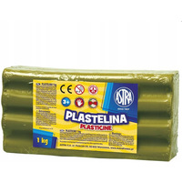 Plastelina Astra 1 kg oliwkowa 303111018 ASTRA