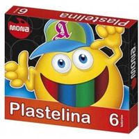 Plastelina MONA 6 kolorw 0012 ST.MAJEWSKI