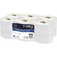 Papier toaletowy biay 100m 2w(12 rolek) celuloza JUMBO ELLIS COMFORT 6255