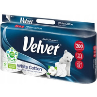 Papier toaletowy VELVET EXCELLENCE (8 rolek) 3 warstwy biay