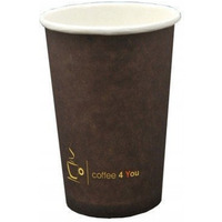 Kubek papierowy 300ml (50szt) r.85mm z nadrukiem COFFEE 4 YOU 223.008