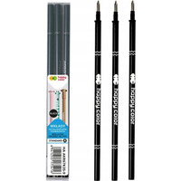 Wkady do dugopisu usuwalnego A 0.5mm czarny (3) AKR67K35-9 Happy Color