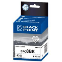 Tusz BLACK POINT (BPC8BK) czarny 13ml zamiennik CANON (CLI-8BK/0620B001) IP4200/4300/4500/5200