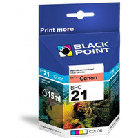 Tusz BLACK POINT (BPC21C) kolor 170str zamiennik CANON (BCI-21C) BJC2000/4000/5000