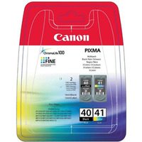 Tusz CANON (PG-40+CL-41/0615B043) czarny + kolor (2szt) 330str+303str