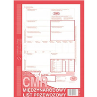 800-2N CMR A4 80kartek 1+4 numerowany midzynarodowy list przewozowy M&P