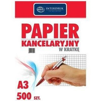 Papier kancelaryjny A3 kratka(500) INTERDRUK