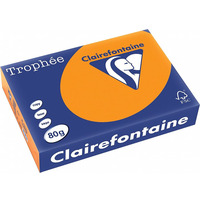 Papier ksero A4 80g TROPHEE pomaraczowy fluo 2978 500ark CLAIREFONTAINEk