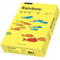 Papier ksero kolorowy A4 160g RAINBOW R14 ty/ soneczny 88042327