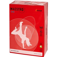 Papier ksero A4 160g MAESTRO COLOR CO44 intensive czerwie koralowa 250a