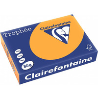 Papier ksero A4 80g TROPHEE mandarynkowy XCA41878 CLAIREFONTAINE