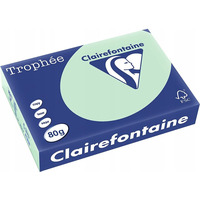 Papier ksero A4 80g TROPHEE XCA41975 ziele CLAIREFONTAINE