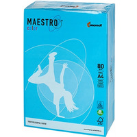 Papier ksero A4 80g MAESTRO COLOR AB48 Intensywny bkitny