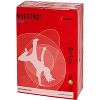 Papier ksero A4 80g MAESTRO COLOR CO44 Intensywny czerwie koralowa