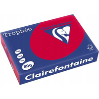 Papier ksero A4 80g TROPHEE intensywny winiowy XCA41782 CLAIREFONTAINE