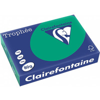 Papier ksero A4 80g TROPHEE intesywna ziele choinkowa XCA41783