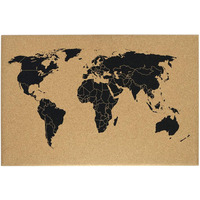 Tablica korkowa MAPA WIATA 60x40cm TC64BR1 MEMOBOARDS