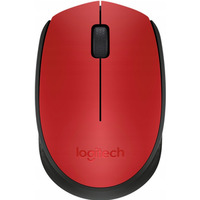 Mysz bezprzewodowa LOGITECH M171 czerwona 910-004641