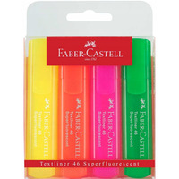 Zakrelacz 1546 fluo 4 kolory etui 154604 FC FABER CASTELL