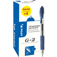 Piro elowe G2 bonus pack 16+ 4 gratis niebieski PILOT PIBLG2-L-BOX-20