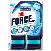 Kostka do WC BLU FORCE do spuczki 50g morze (2 sztuki) GENERAL FRESH