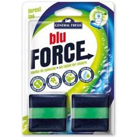 Kostka do WC BLU FORCE do spuczki 50g las (2 sztuki) GENERAL FRESH