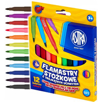 Flamastry stokowe 12kol ASTRA 314110003