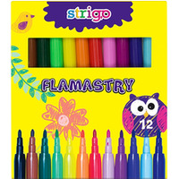 Flamastry STRIGO 12 kolorw SSC007